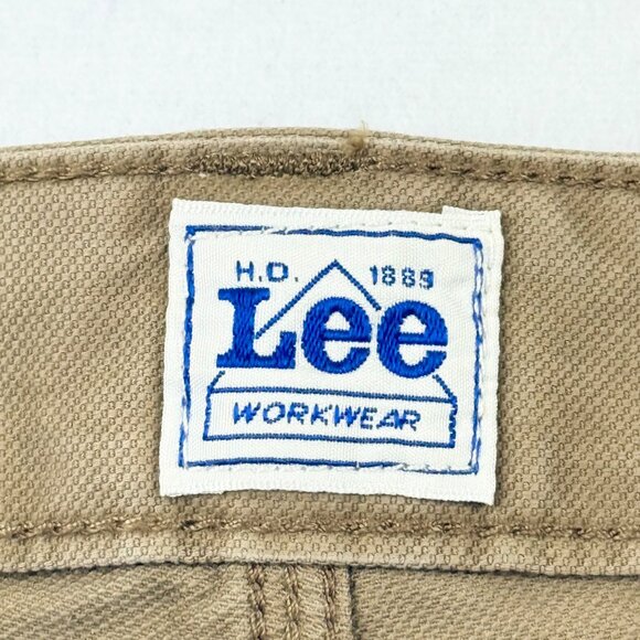 Lee Workwear Men's Carpenter Dark Khaki Shorts Sz 33 Heavy Duty Pockets Tool NWT - Picture 7 of 13